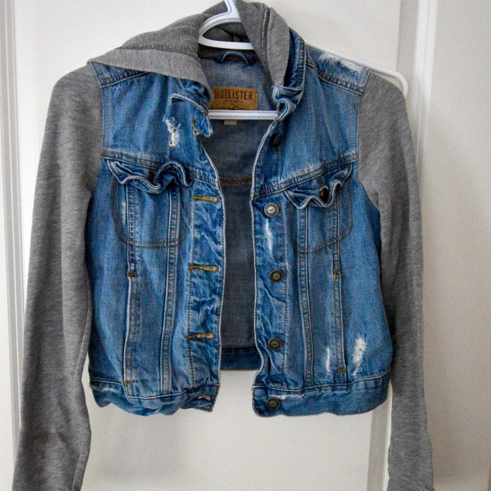 XS Hollister Jean Jacket